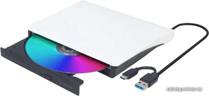 Внешний привод DVD±RW Gembird DVD-USB-03-BW Black RTL