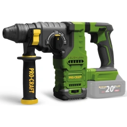 Перфоратор аккумуляторный бесщеточный PROCRAFT 20В 2,8 Дж, без АКБ и ЗУ PHA30