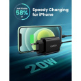 Зарядное устройство UGREEN CD137 (10191) Fast Charging Power Adapter With PD 20W EU. Цвет: черный