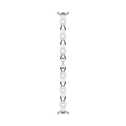 Ремешок для смарт-часов Xiaomi Smart Band 8 Chain Strap - White BHR7313GL