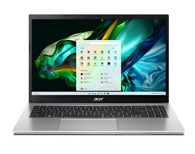 Ноутбук QWERTY Acer ASPIRE 3 A315-44P-R1LX 15.6" FHD, AMD R7-5700, 16Gb, 512GB SSD,RJ45, USB-C, int., no OS, серебро (грав) (NX.KSJEM.003)