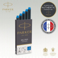Картридж Parker Quink Z11 CW1950383 синие чернила смывающиеся для ручек перьевых 5шт