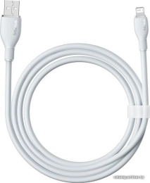 Кабель Baseus P10355700221-01 Pudding Series Fast Charging Cable USB to iP 2.4A 2m Stellar White (передача данных: 480 Мбит/с, поддержка быстрой зарядки)