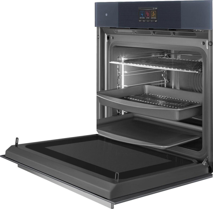 Духовой шкаф Электрический Smeg Linea SO6104APG серый/серебристый