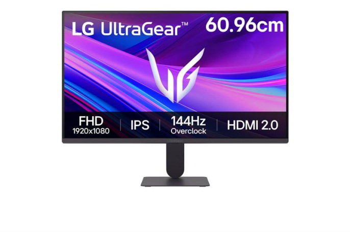 Монитор 23.8 LG 24G411A-B, IPS, 1920x1080, 5ms , 250cd, 144Hz, HDMI+DP, black, Ex