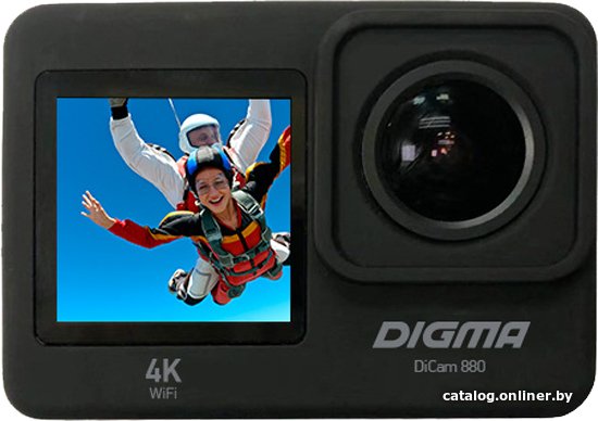 Экшн-камера Digma DiCam 880 черный