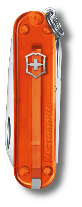 Складной нож Victorinox Classic SD Fire Opal, функций: 7, 58мм, коробка подарочная [0.6223.t82g]