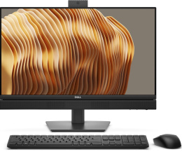 Моноблок Dell Pro 24 QC24250 23.8" Full HD Core Ultra 5 235 (3.4) 16Gb SSD1Tb Graphics CR Windows 11 Pro GbitEth WiFi BT 160W клавиатура мышь Cam темно-серый 1920x1080