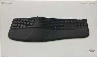 Клавиатура Microsoft Wired Ergo Keyboard, Black