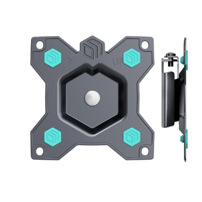 ONKRON R1 Roto чёрный {Для экранов с диагональю 10"-35" наклонно-поворотный, макс. нагрузка: 20 кг, VESA: 75х75, 100х100 мм} (4262392440185)