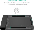 Бокс внешний для жесткого диска Ugreen US221 (30847) 2.5 Inch Hard Drive Box с кабелем USB 3.0. Длина кабеля: 30 см. Цвет: черный 30847_