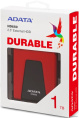 Жесткий диск A-Data USB3.0 1TB AHD650-1TU31-CRD HD650 DashDrive Durable 2.5" красный