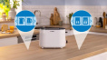 Тостер Bosch TAT2M121,  белый