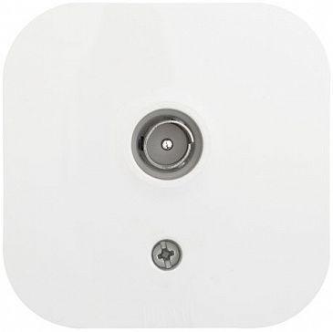 Розетка телевизионная Legrand Quteo открытая, белый [782215]