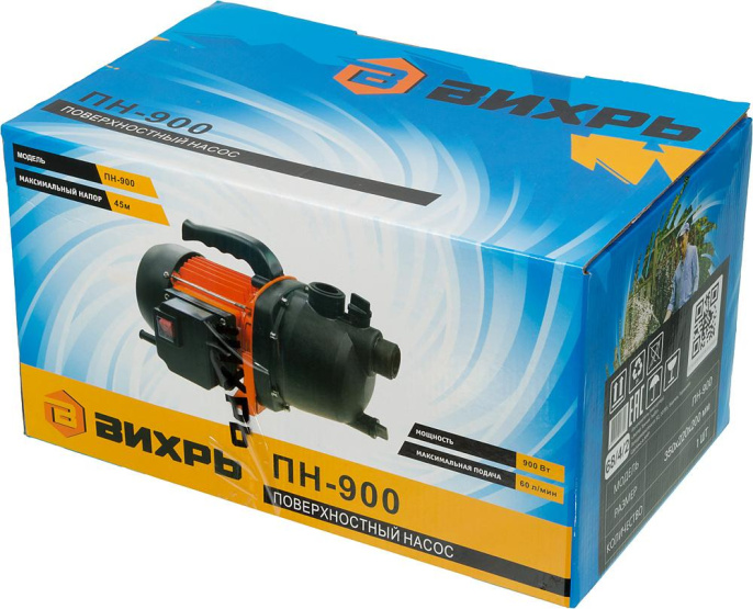 Насос садовый Вихрь ПН-900,  погружной, 3600л/ч [68/4/2]