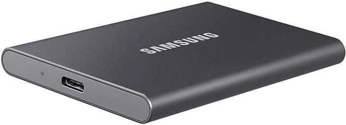 Внешний диск SSD Samsung T7 4ТБ MU-PC4T0T/WW, USB 3.2 Gen 2, запись - 1000МБ/с, чтение - 1050МБ/с, черный