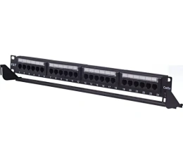 Патч-панель 19", 24 порта RJ-45, кат.5e, Krone IDC, 1U WT-2178A-KR