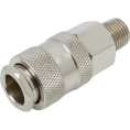 Быстросъемное соединение наружная резьба 1/4" BlackWeld 3203bw