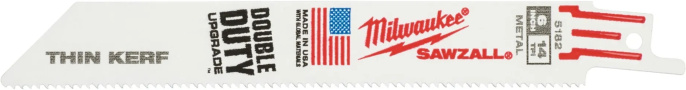 Полотно Milwaukee Sawzall 150x1.8 5 шт 48475182 длина: 150мм, биметаллические, мощность резки: 3-100мм