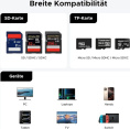 Мультифункциональный кейс для карт памяти UGREEN CM856 55899 Multi-function USB-A&USB-C&2×SD Card Slot&1×TF Card Slot Card Reader Case. Цвет: серый