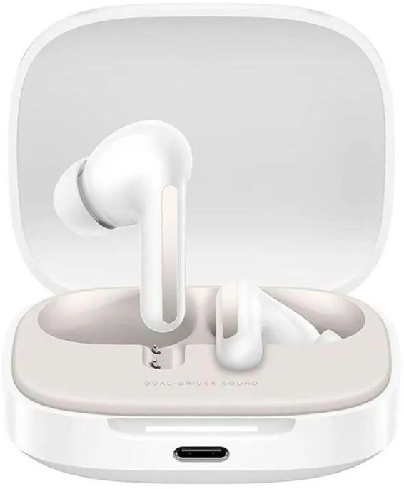 Гарнитура внутриканальные Xiaomi Redmi Buds 6 белый беспроводные bluetooth в ушной раковине (BHR9250GL)