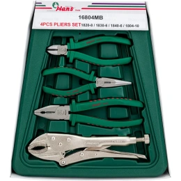 Набор губцевого инструмента, 4 предмета Hans 16804MB