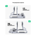 Подставка UGREEN LP258 (20471) Vertical Laptop Stand вертикальная для ноутбука. Цвет: серебристый