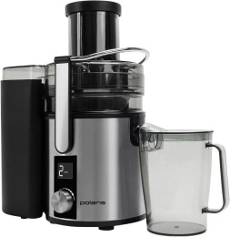 Соковыжималка комбинированная Polaris PEA 1536ADL нержавеющая сталь/черный