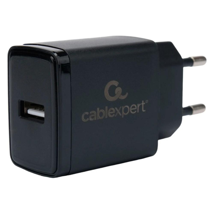 Cablexpert Зарядное устройство 5Вт, 1А, 1xUSB, черный, пакет MP3A-PC-57