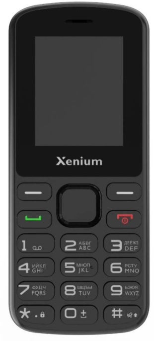 Мобильный телефон Xenium 170 X черный моноблок 2Sim 1.77" 128x160 Nucleus GSM900/1800 MP3 FM microSD max32Gb