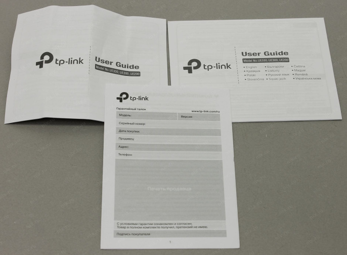 Сетевой адаптер Gigabit Ethernet TP-LINK UE300 USB 3.0