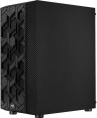 Корпус ATX Aerocool Hive-G-BK-v2, Midi-Tower, без БП,  черный [accm-pv27043.11]
