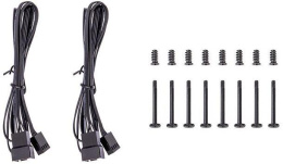 Вентилятор Thermaltake CT120 2шт, 120мм, 4-pin, 2000об/мин, 25.8 дБ, черный, Ret [cl-f147-pl12bl-a]