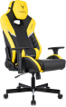 Кресло игровое Knight Thunder 5X черный/желтый экокожа с подголов. крестов. металл