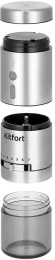 Кофемолка Kitfort КТ-7537 18Вт сист.помол.:жернова вместим.:31гр нержавеющая сталь