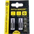 Биты магнитные SL0.5х4, 25 мм, 2 шт, S2 Berger BG BG2381