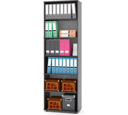 Стеллаж Сокол ШУ-40 пол.:5 единая 2158x682x372мм венге ШУ40В5