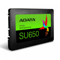 Твердотельный накопитель/ ADATA SSD Ultimate SU650, 240GB, 2.5" 7mm, SATA3, 3D TLC, R/W 520/450MB/s, IOPs 40 000/75 000, TBW 140, DWPD 0.5 3 года (ASU650SS-240GT-R)