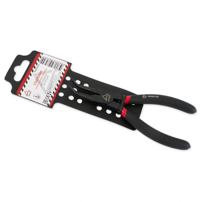 Съемник внутренних стопорных колец ARNEZI 160 мм, загнутый R6063160