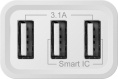 Defender Сетевой адаптер UPA-31 белый, 3xUSB, 5V/3.1А 83587