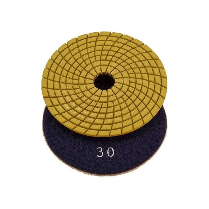 Круг шлифовальный алмазный гибкий черепашка 100 мм, p30, LUX, для мокрой полировки TORGWIN T565740