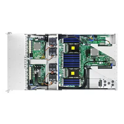 Серверная платформа AIC FB201-LX_XP1-F201LXXX 2U-24 Bay storage server supports 24 x U.2 NVMe drives, 2*dual Broad com/LSI PEX9765 PCIe switch backplanes