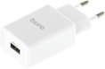 Сетевое зарядное устройство Buro BUWA1,  USB-A,  10.5Вт, 2.1A, белый [buwa10s100wh]