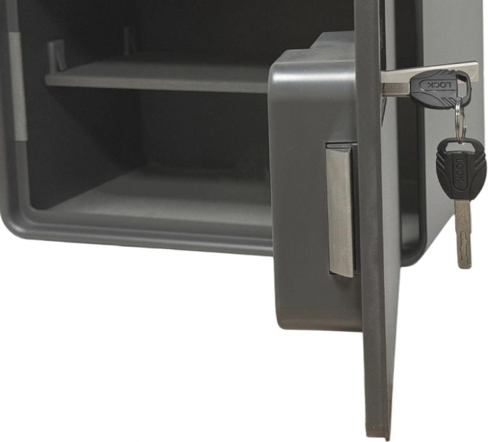 Сейф мебельный LockSworth VS4529-BK взломостойкий встраиваемый 250x360x250мм электронный/ключевой/биометрический