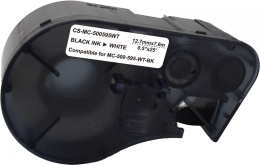 Картридж Cactus CS-MC-500595WT, 12.7мм,  черный шрифт, белый фон,  7.6м ( CS-MC-500595WT