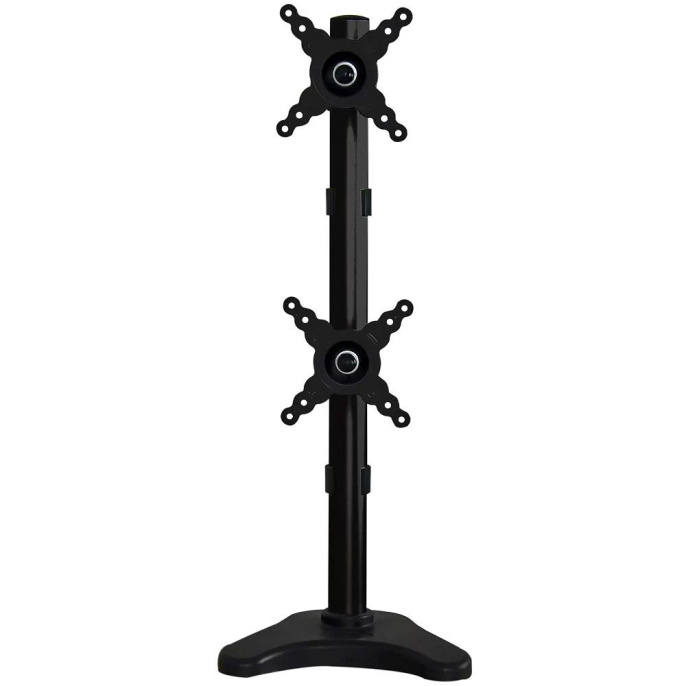 ONKRON D208E чёрный {Для мониторов диагональю 13"-34" Максимальная нагрузка: 2х8 кг 17.6 lbs VESA: 75x75, 100х100мм} (4262392440048)