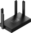 Wi-Fi роутер CUDY WR1500,  Wi-Fi 6,  AX1500,  2.4/5ГГц, 3 LAN,  черный