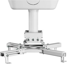 Кронштейн для проектора Cactus CS-PROF011S-WT, до 45кг, потолочный, поворот и наклон, белый
