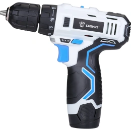 Дрель-шуруповерт DEKO GCD12DU3 SNOW WHITE SET1, 1.5Ач,  с одним аккумулятором [063-4170]
