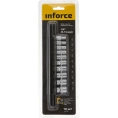Набор торцевых безударных головок Inforce (10 шт; 5-14 мм; 1/4") 11-01-256